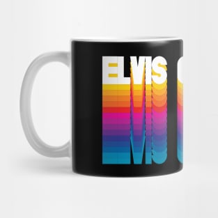 Retro Costello Proud Name Personalized Gift Rainbow Style Mug